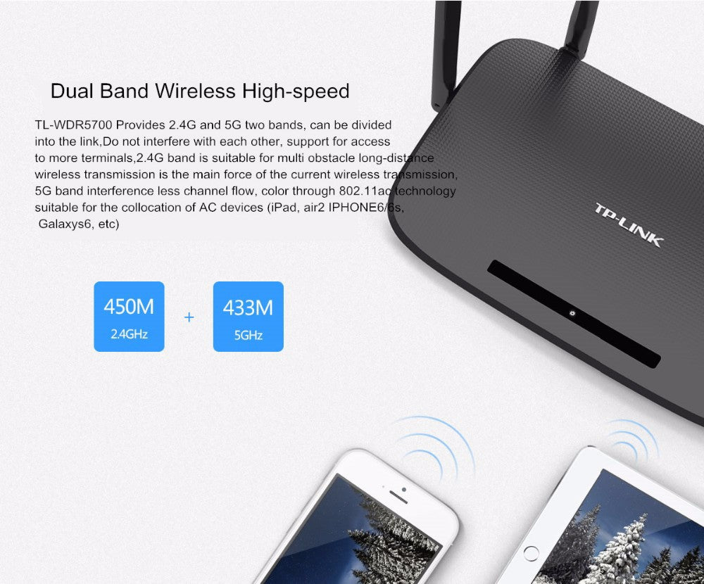 High-Speed Dual-Band Wireless Home Router