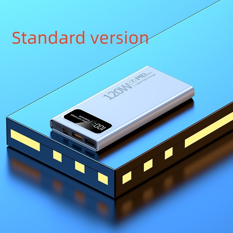 New 120W Power Bank 20000 MA Super Fast Charge Large Capacity Mobile Power Supply