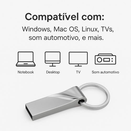 32GB Original Kapbom -Metal Flash Drive For PC, Notebook And Smart TV