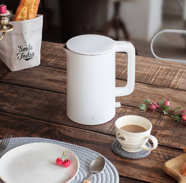 Xiaomi Mijia Mi 1.5L Electric Water Kettle Auto Power-off Protection 304 Stainless Steel Inner Layer Fast Boiling Water Kettle