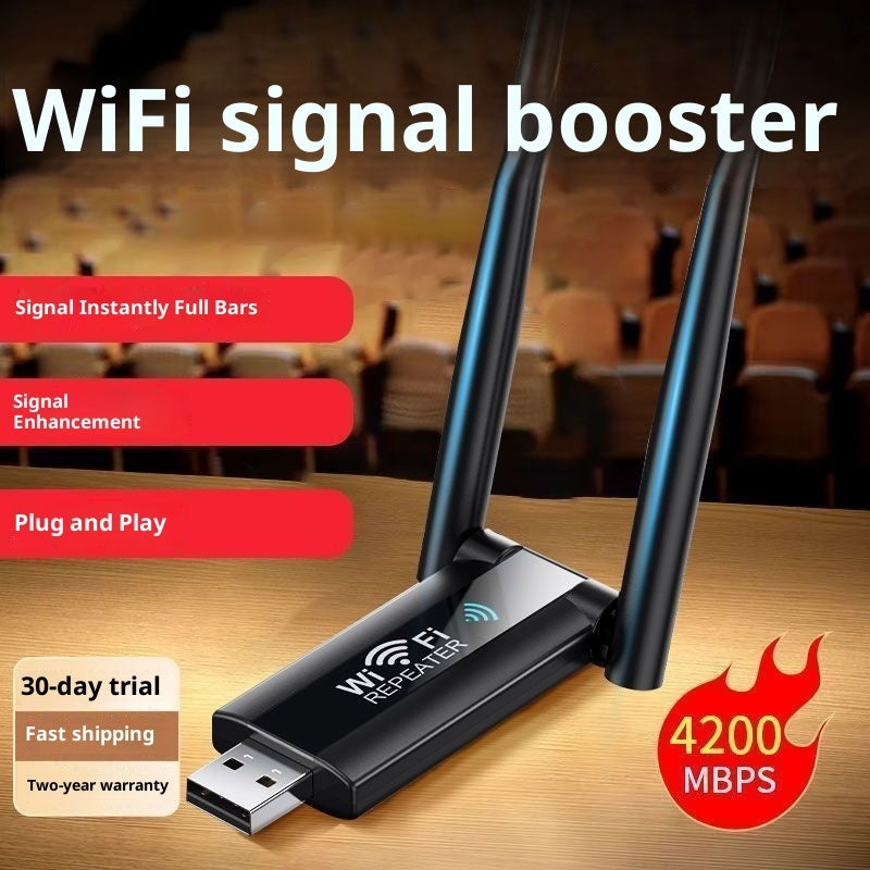 Next-Gen WiFi Range Extender - 360° Signal Booster