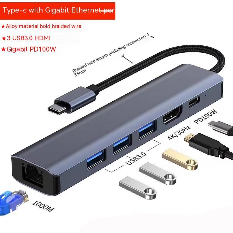 Lightning Interface Expansion Dock Mouse Keyboard OTG Adapter Typec